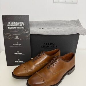 Allen Edmonds Fifth Avenue - Men's Leather Oxfords - Coffee - Size 9 D